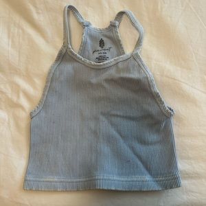 Light blue free people tank top